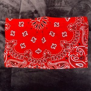 Bandana print tube top